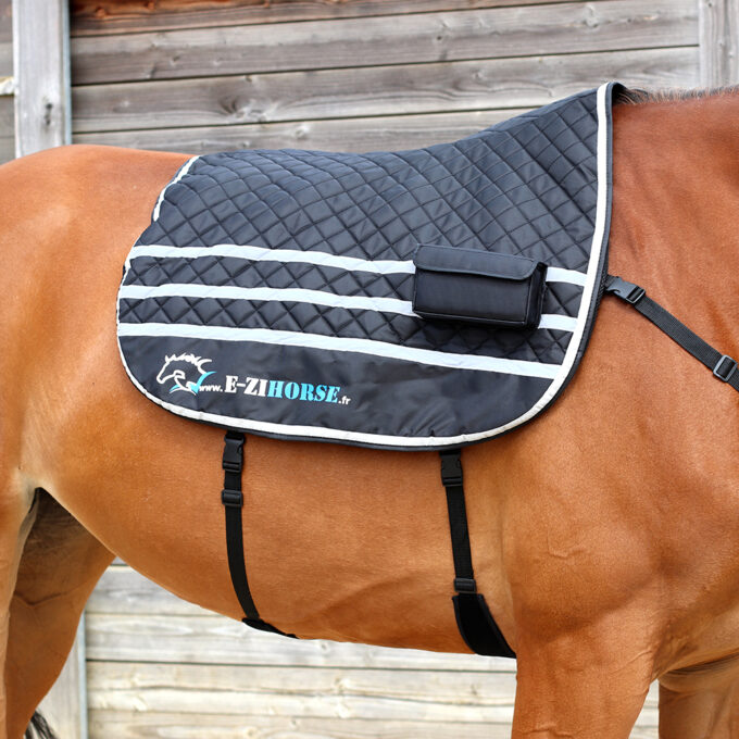 EZIHORSE® BACK COMFORT - Tapis de massage vibrant et chauffant pour chevaux