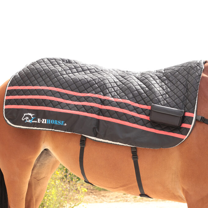 EZIHORSE® BACK PRO - Couverture de massage vibrante et chauffante